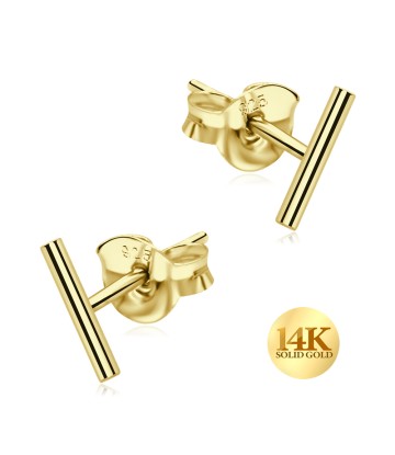 14K Gold Stud Earring 14KY-STS-474 (MOQ 10 pcs)